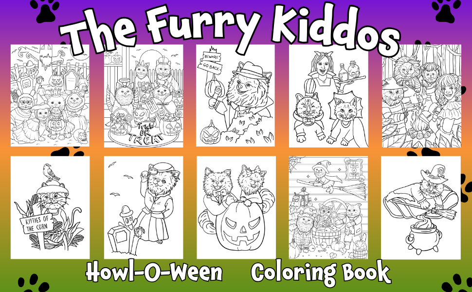 Howl-O-Ween Coloring Book